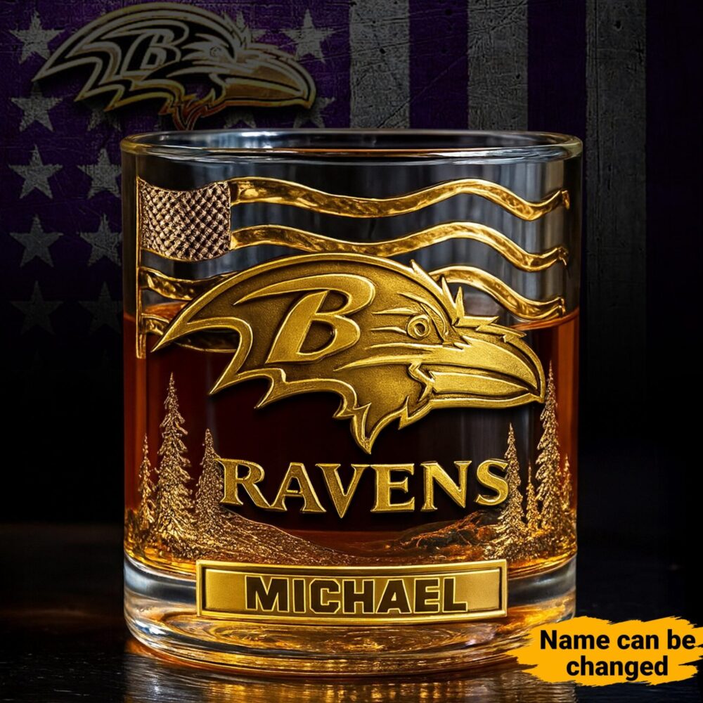 Baltimore Ravens | NFL Whiskey Glass TD