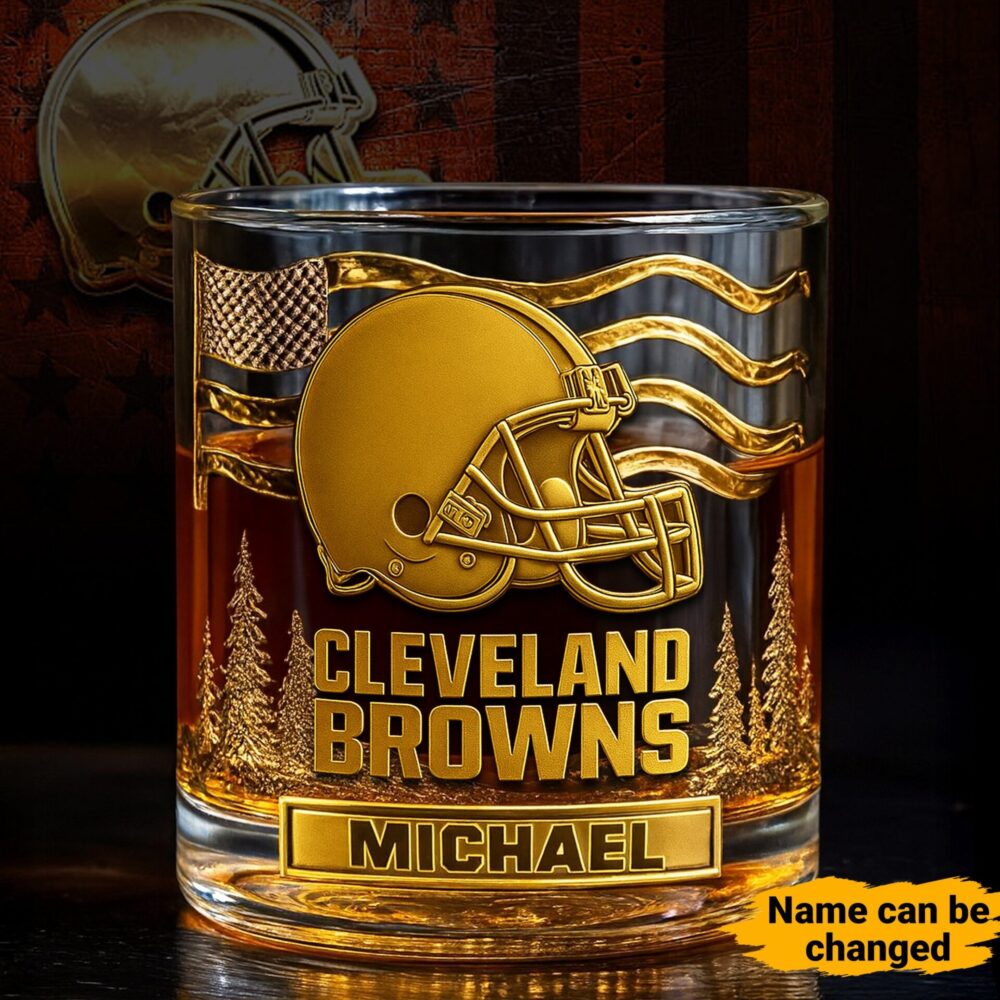 Cleveland Browns | NFL Whiskey Glass TD