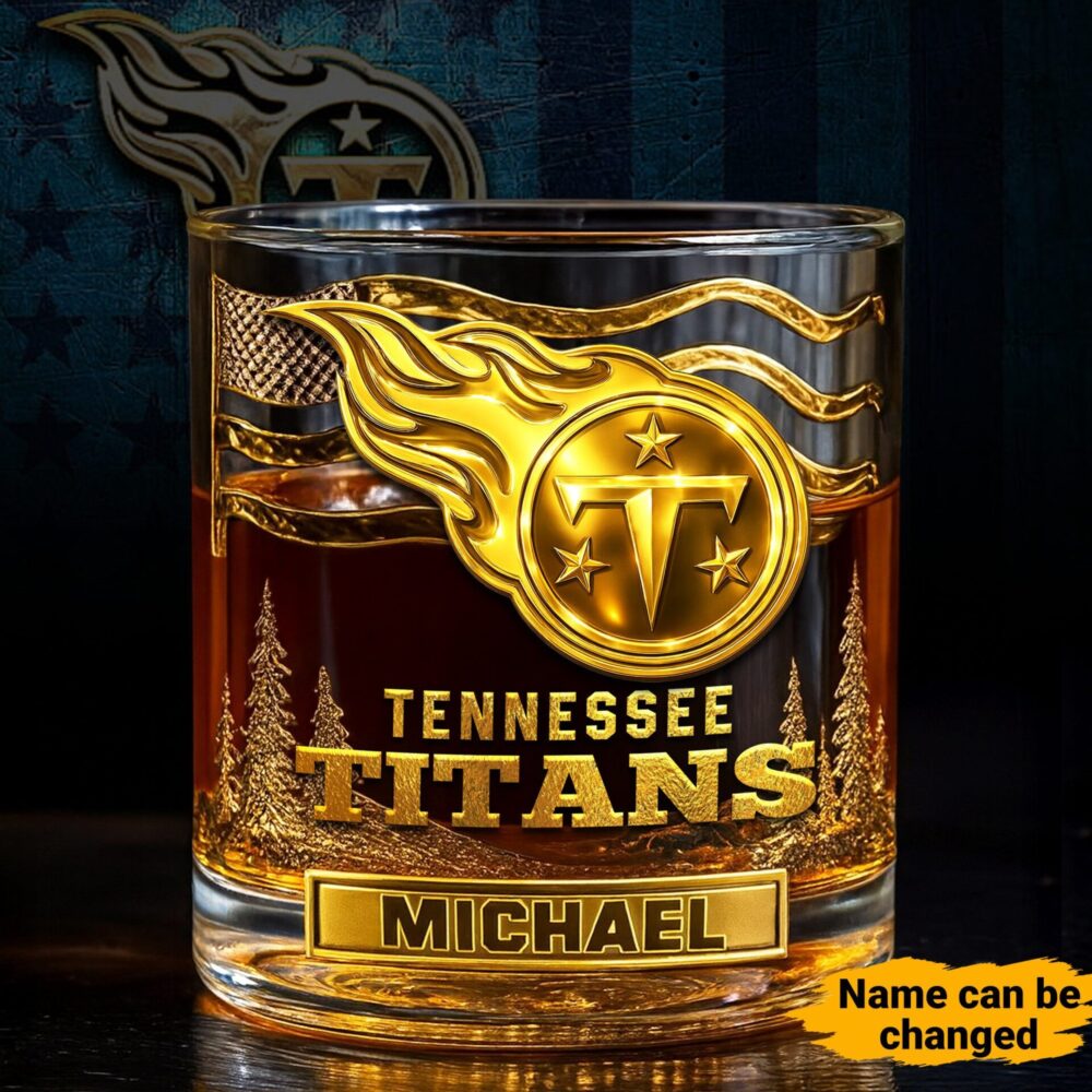 Tennessee Titans | NFL Whiskey Glass TD