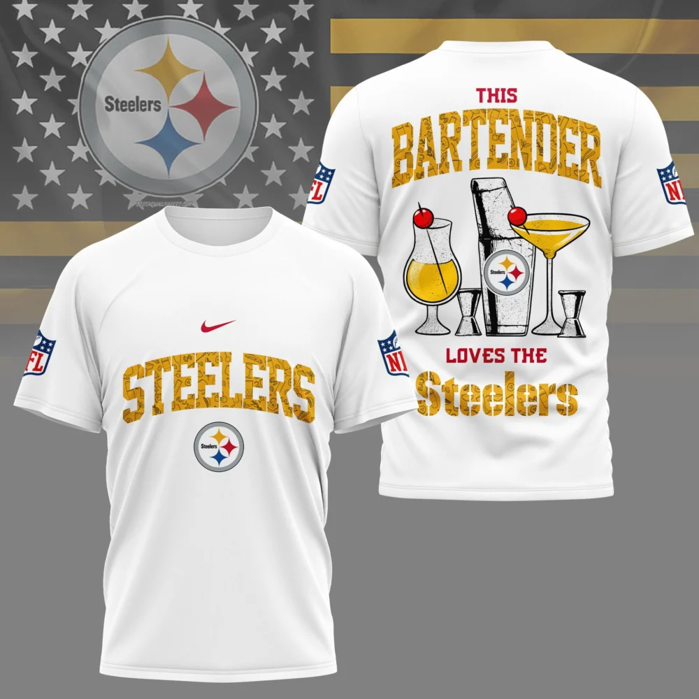 Pittsburgh Steelers | Premium NFL Bartender Fan 3D Shirt NY