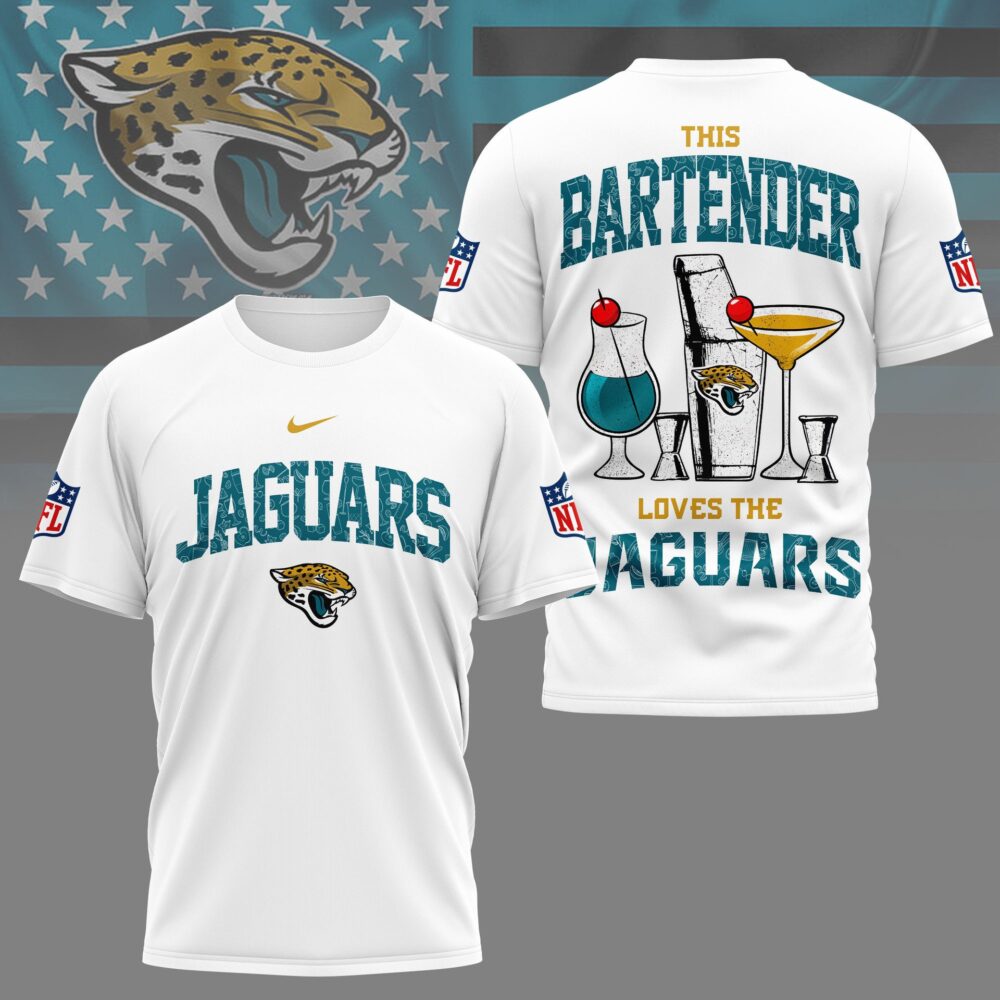 Jacksonville Jaguars | Premium NFL Bartender Fan 3D Shirt NY