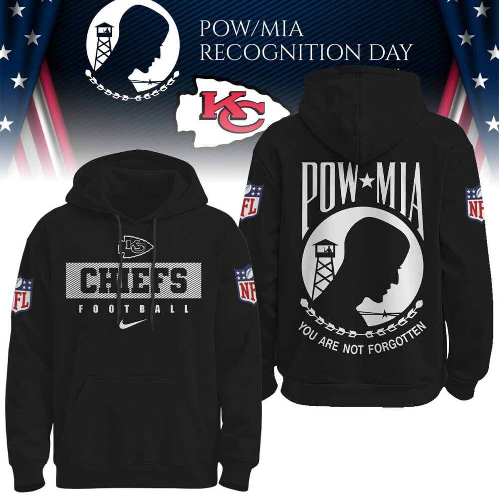 Kansas City Chiefs | Premium NFL Pow Mia Hoodie TD