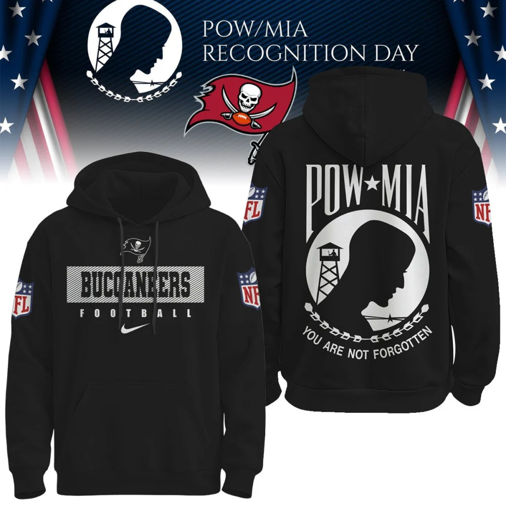 Tampa Bay Buccaneers | Premium NFL Pow Mia Hoodie TD