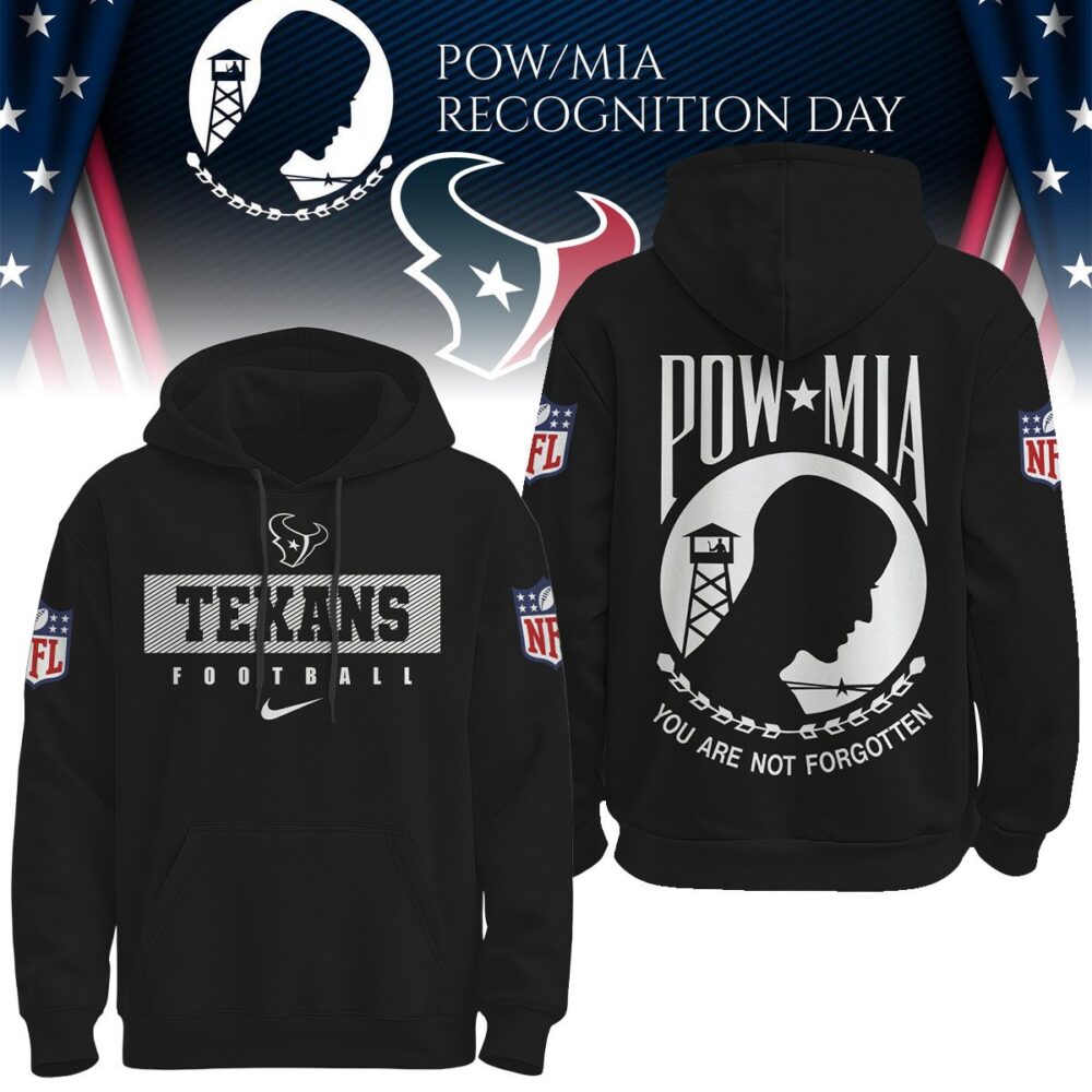 Houston Texans | Premium NFL Pow Mia Hoodie TD