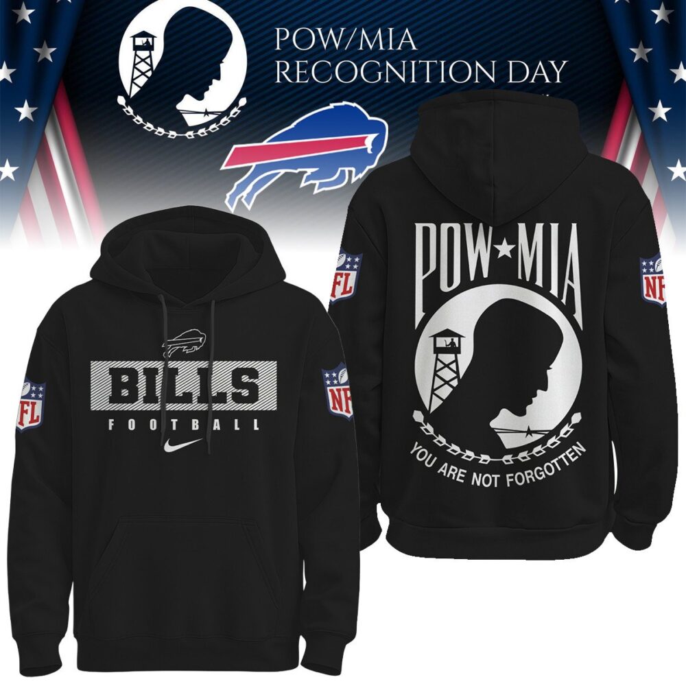 Buffalo Bills | Premium NFL Pow Mia Hoodie TD