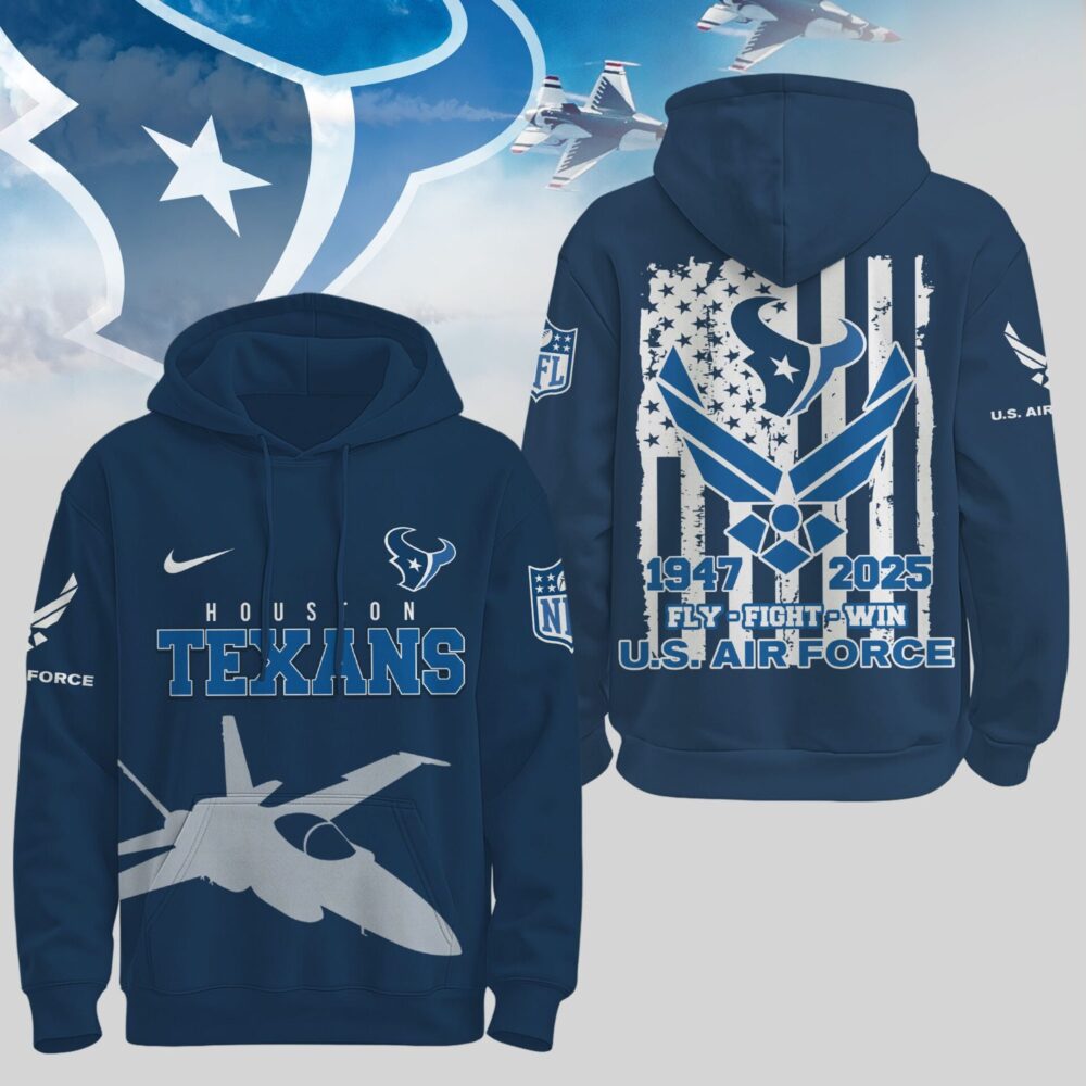 Houston Texans | Premium NFL U.S. Air Force 78th Anniversary Hoodie TD