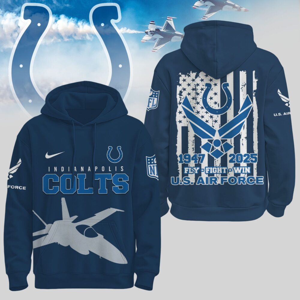 Indianapolis Colts | Premium NFL U.S. Air Force 78th Anniversary Hoodie TD