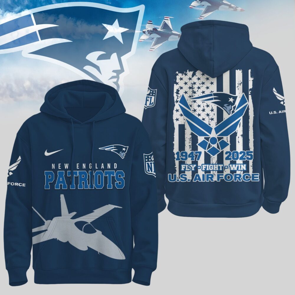 New England Patriots | Premium NFL U.S. Air Force 78th Anniversary Hoodie TD