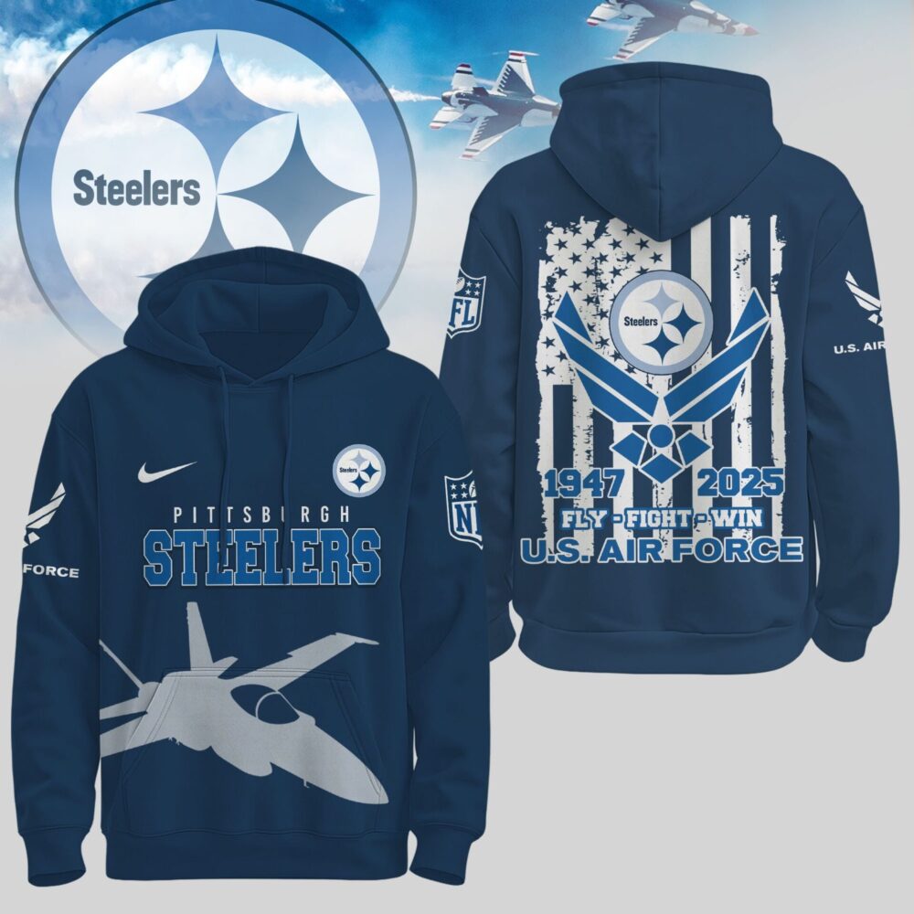 Pittsburgh Steelers | Premium NFL U.S. Air Force 78th Anniversary Hoodie TD