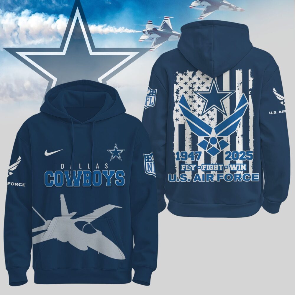 Dallas Cowboys | Premium NFL U.S. Air Force 78th Anniversary Hoodie TD
