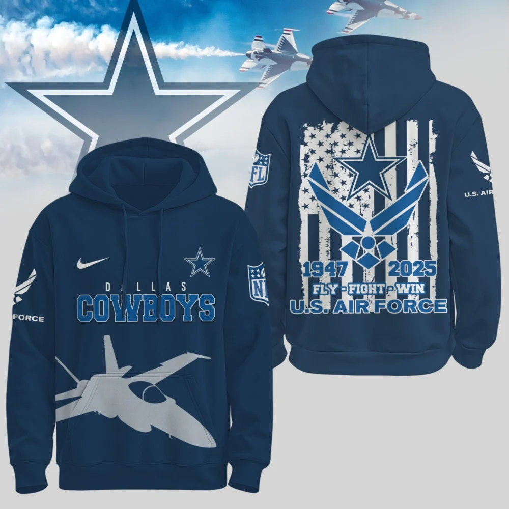 Dallas Cowboys | Premium NFL U.S. Air Force 78th Anniversary Hoodie TD