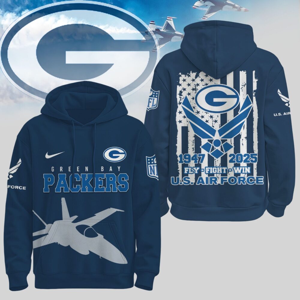 Green Bay Packers | Premium NFL U.S. Air Force 78th Anniversary Hoodie TD