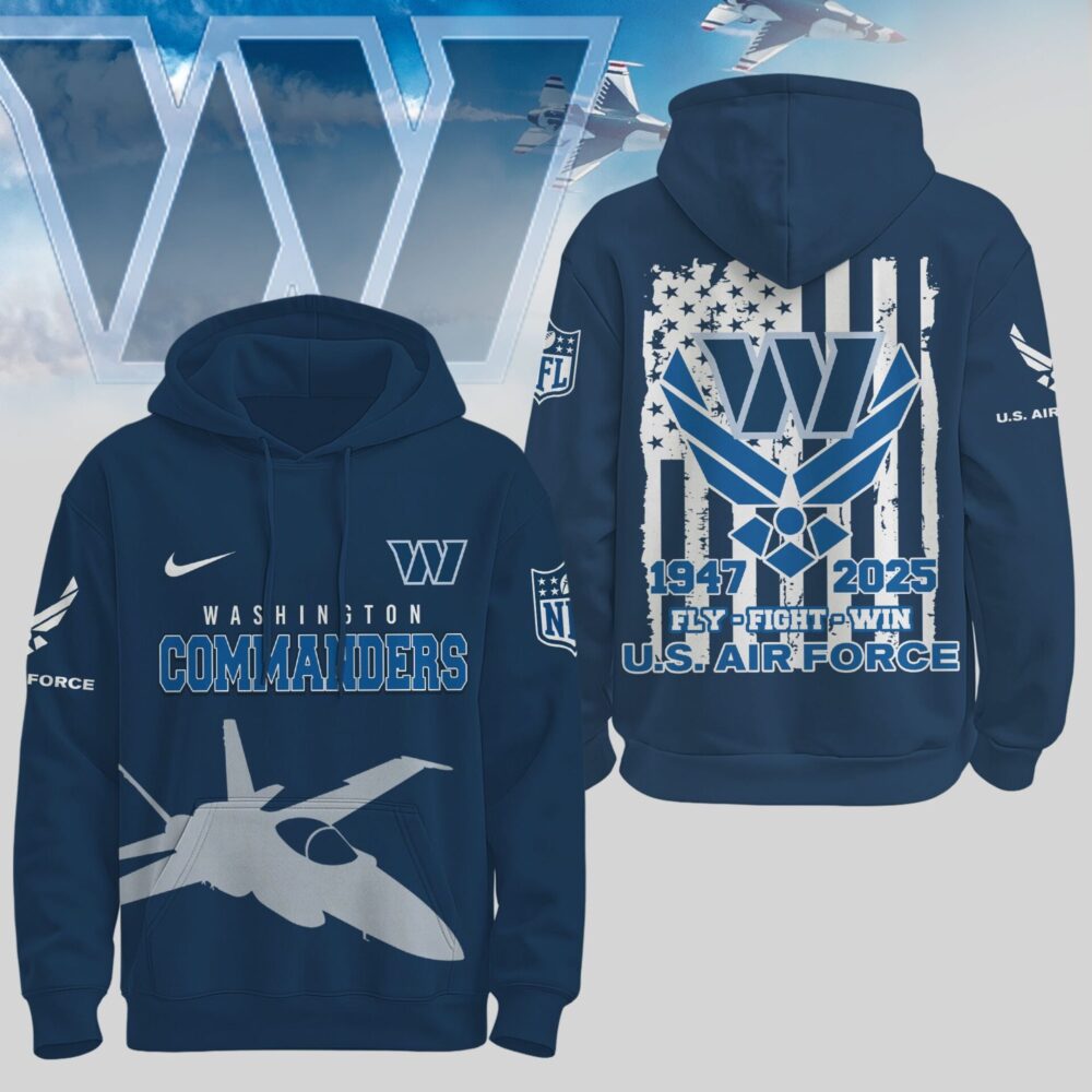 Washington Commanders | Premium NFL U.S. Air Force 78th Anniversary Hoodie TD