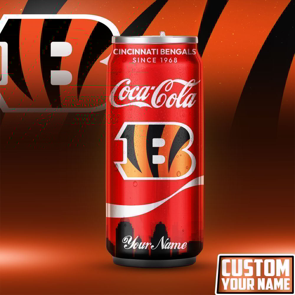 Cincinnati Bengals | NFL Coca Cola Can Shaped Tumbler TD