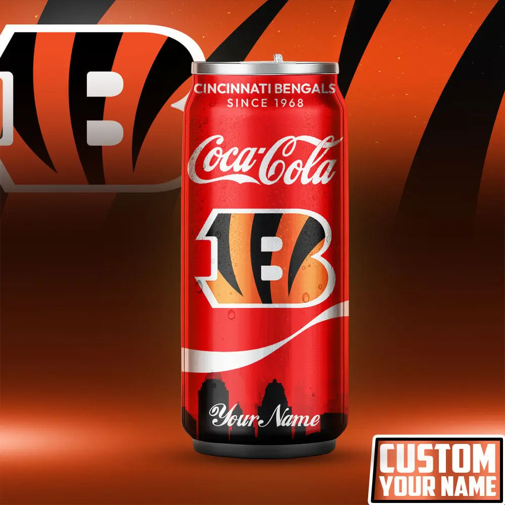 Cincinnati Bengals | NFL Coca Cola Can Shaped Tumbler TD