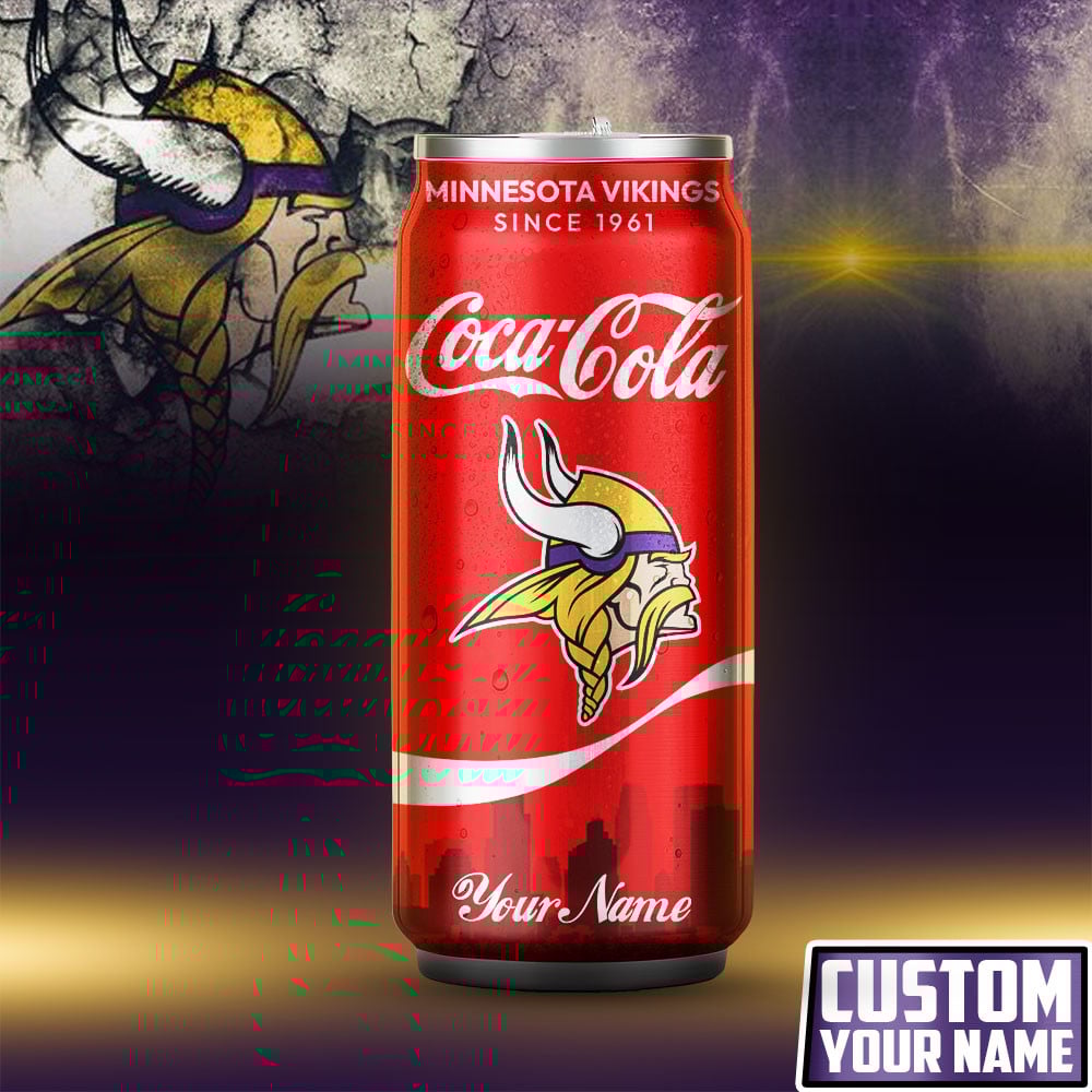 Minnesota Vikings | NFL Coca Cola Can Shaped Tumbler TD