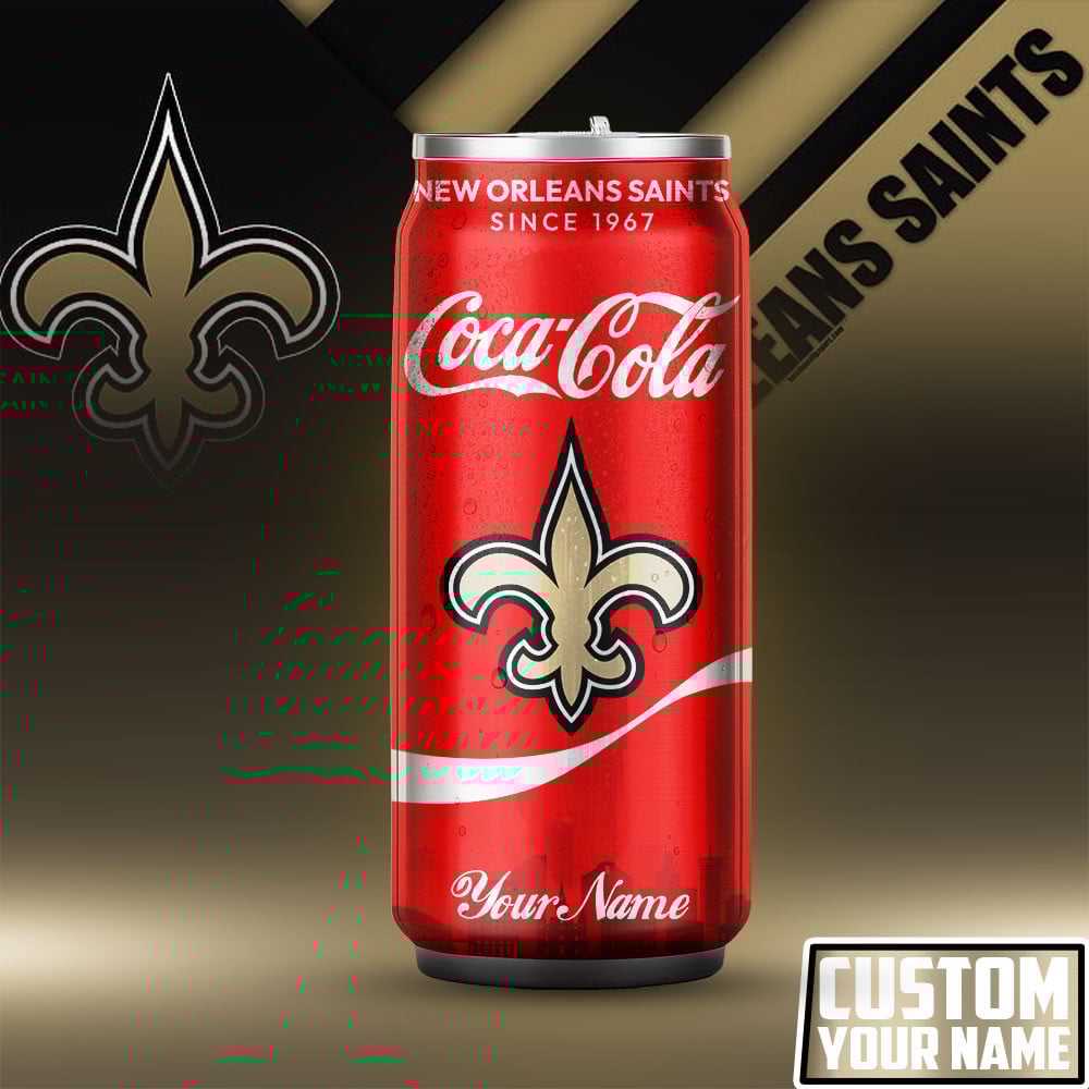 New Orleans Saints | NFL Coca Cola Can Shaped Tumbler TD