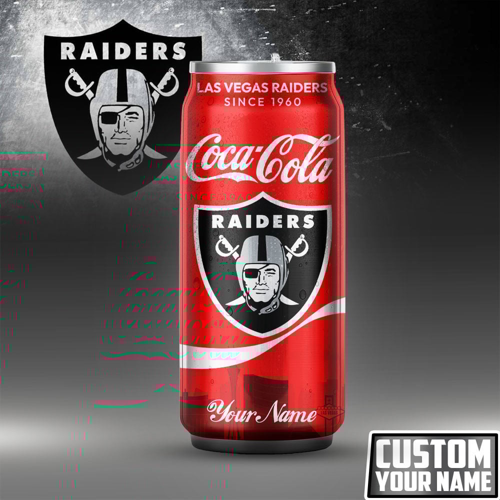 Las Vegas Raiders | NFL Coca Cola Can Shaped Tumbler TD
