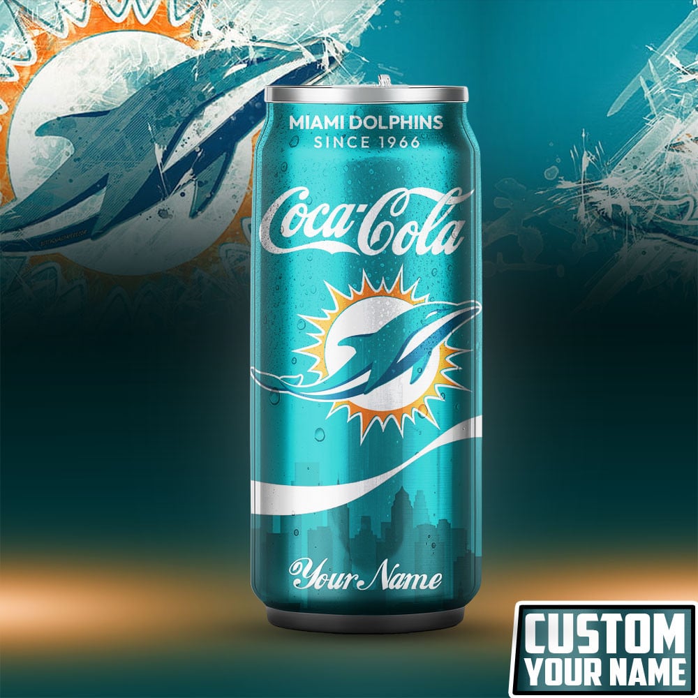 Miami Dolphins | NFL Coca Cola Can Shaped Tumbler TD