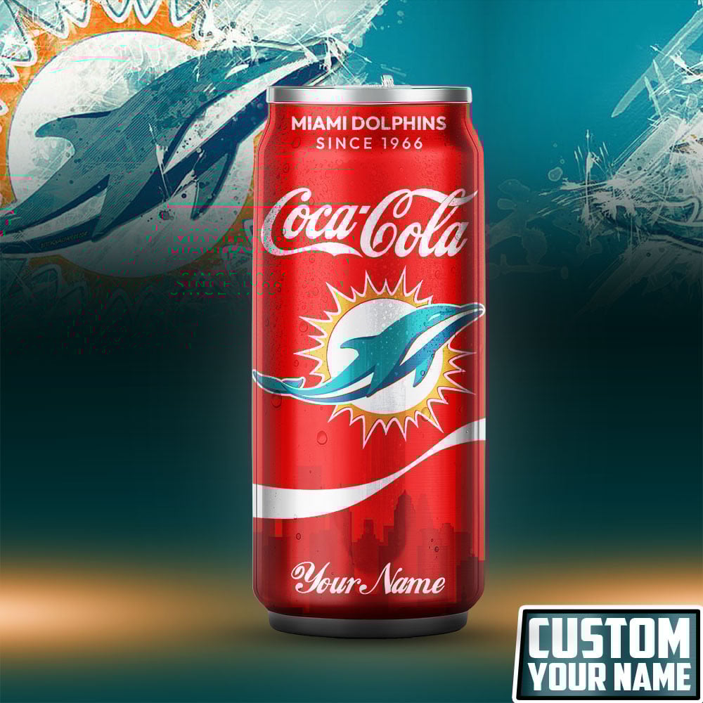 Miami Dolphins | NFL Coca Cola Can Shaped Tumbler TD