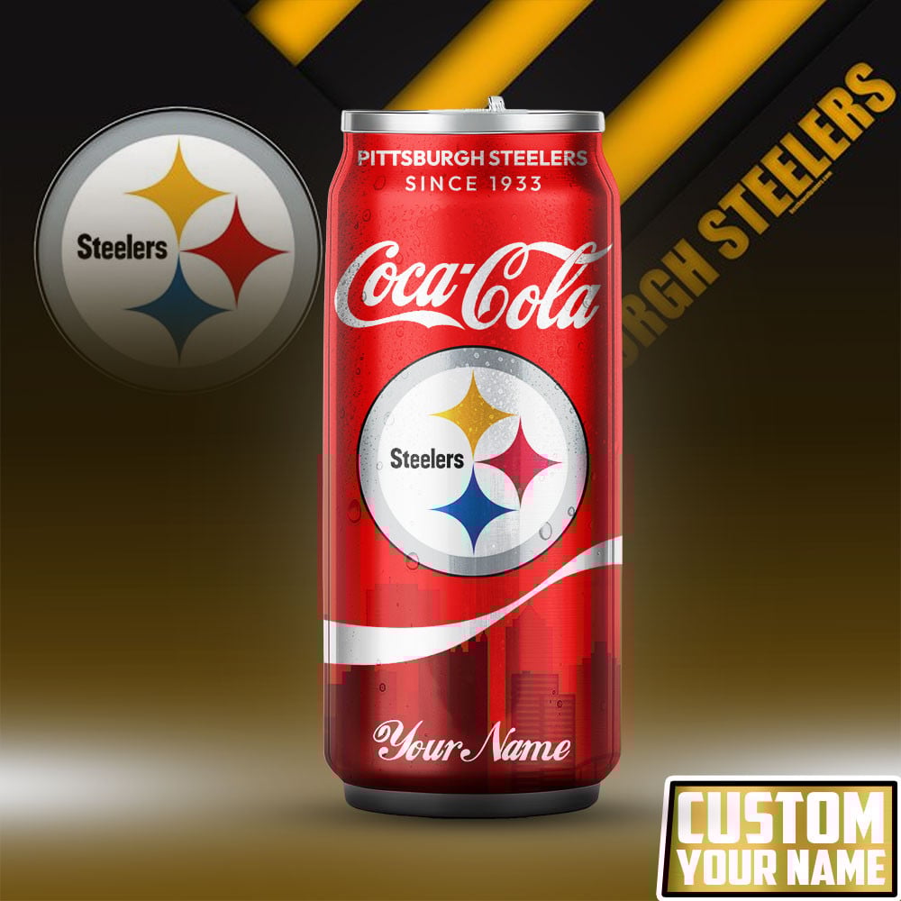 Pittsburgh Steelers | NFL Coca Cola Can Shaped Tumbler TD