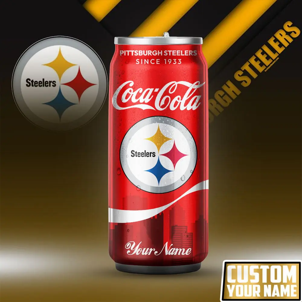 Pittsburgh Steelers | NFL Coca Cola Can Shaped Tumbler TD