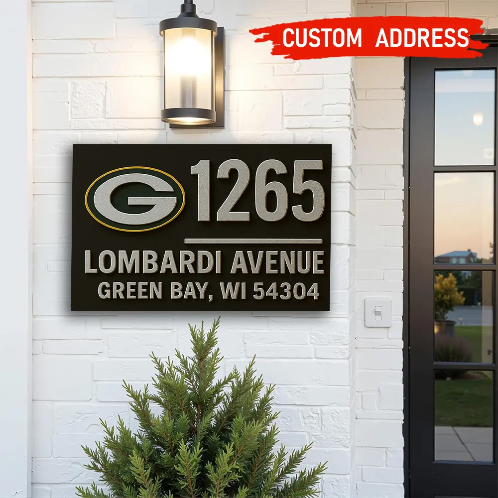 Green Bay Packers | Premium NFL Address Sign HI