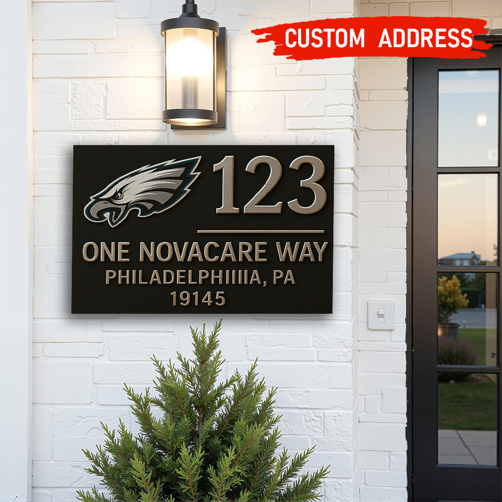 Philadelphia Eagles | Premium NFL Address Sign HI