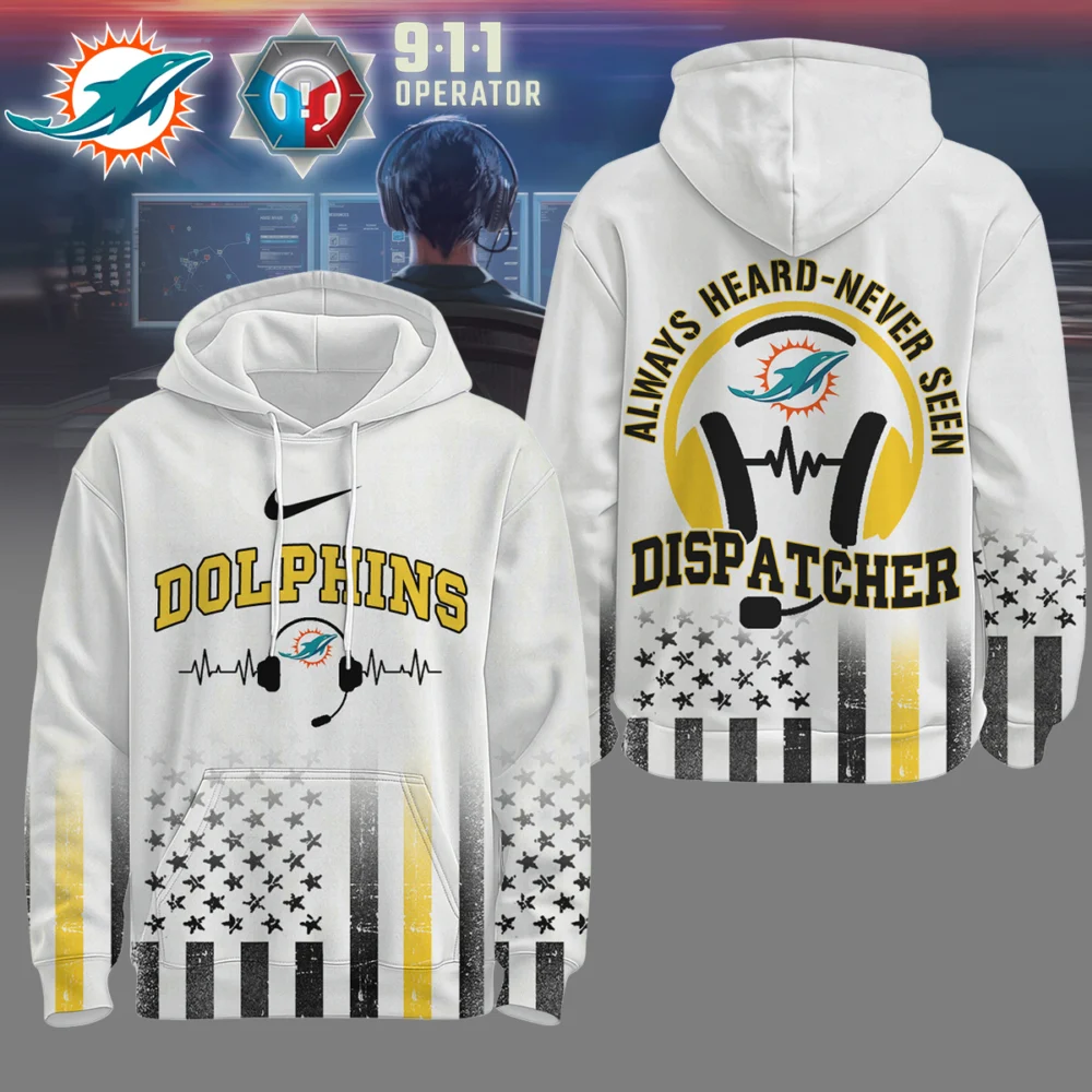 Miami Dolphins | Premium NFL Dispatcher Fan Hoodie