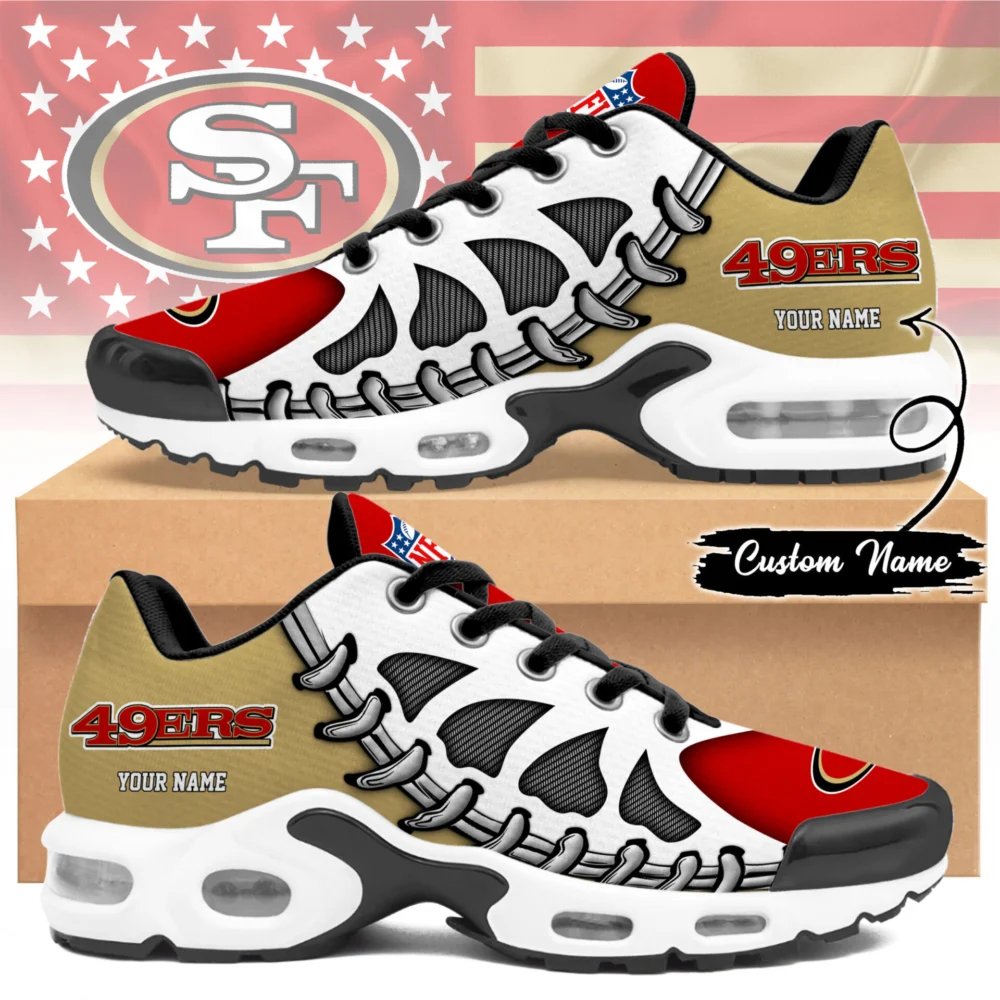 San Francisco 49ers | Premium NFL Custom Air Max Shoes for Fans NY