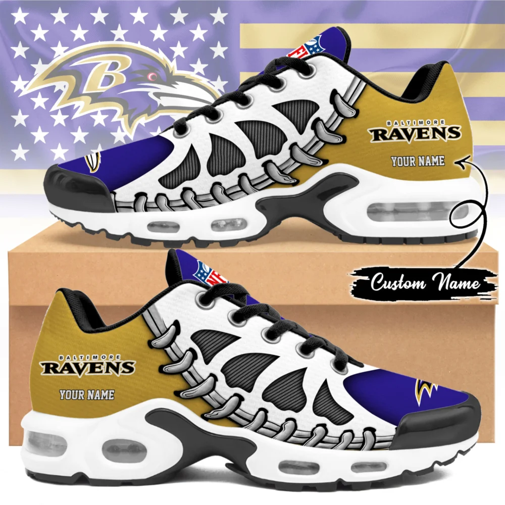 Baltimore Ravens | Premium NFL Custom Air Max Shoes for Fans NY