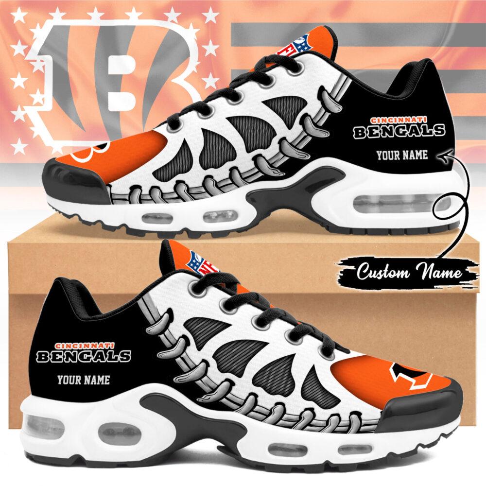 Cincinnati Bengals | Premium NFL Custom Air Max Shoes for Fans NY