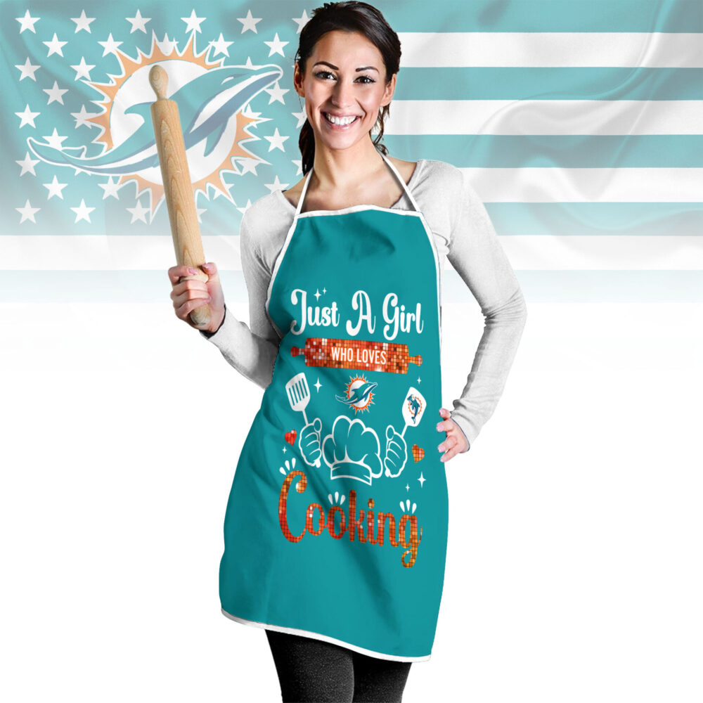 Miami Dolphins | Premium NFL Cooking Queen Apron NY