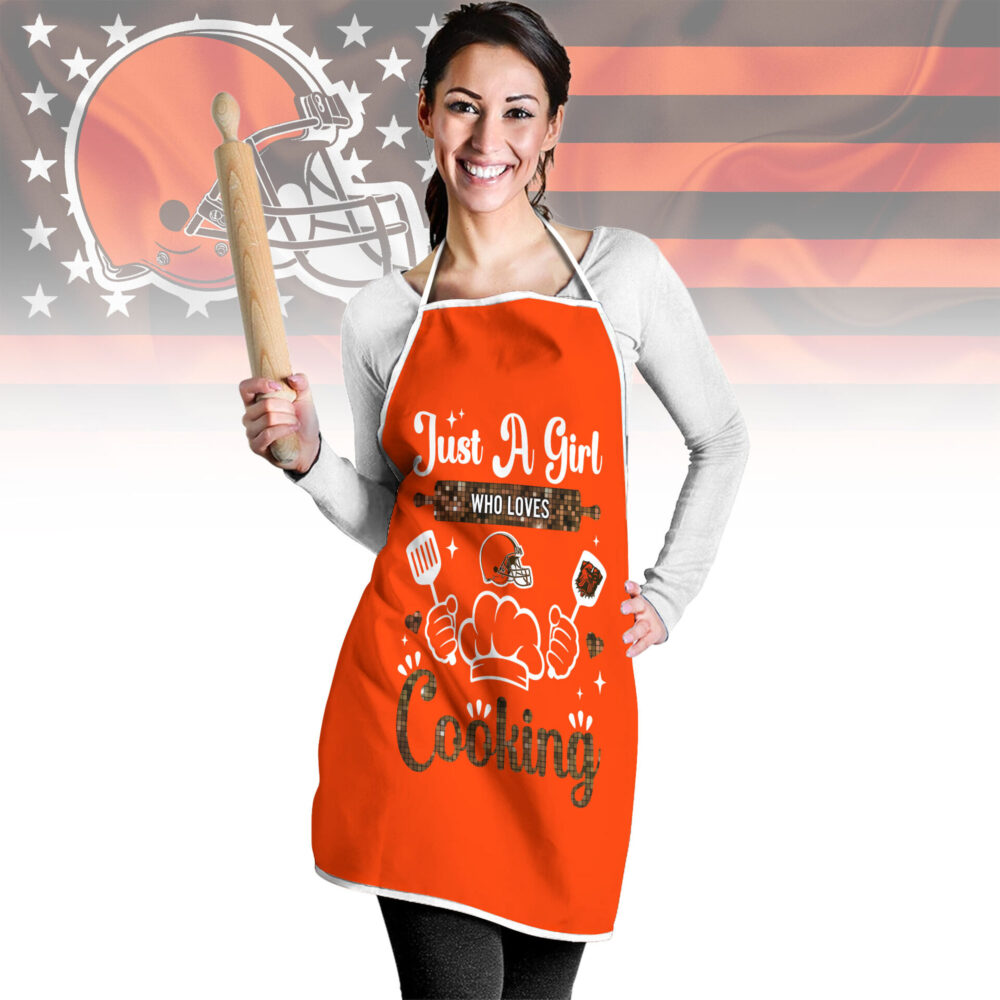 Cleveland Browns | Premium NFL Cooking Queen Apron NY