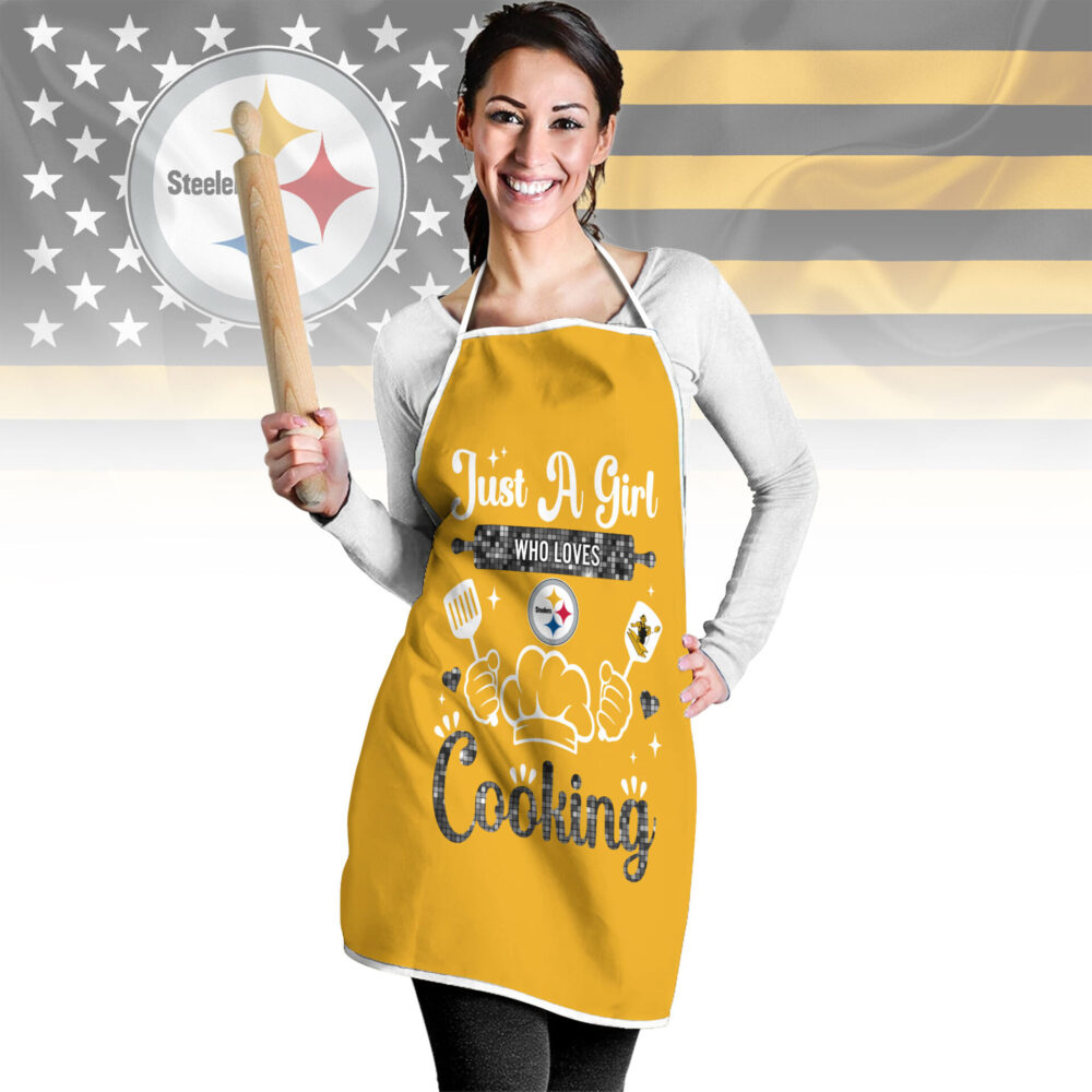 Pittsburgh Steelers | Premium NFL Cooking Queen Apron NY