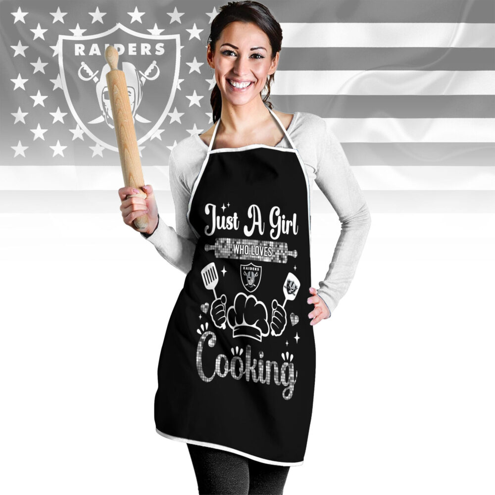 Las Vegas Raiders | Premium NFL Cooking Queen Apron NY
