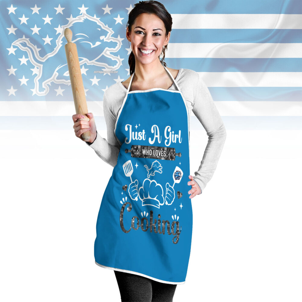 Detroit Lions | Premium NFL Cooking Queen Apron NY