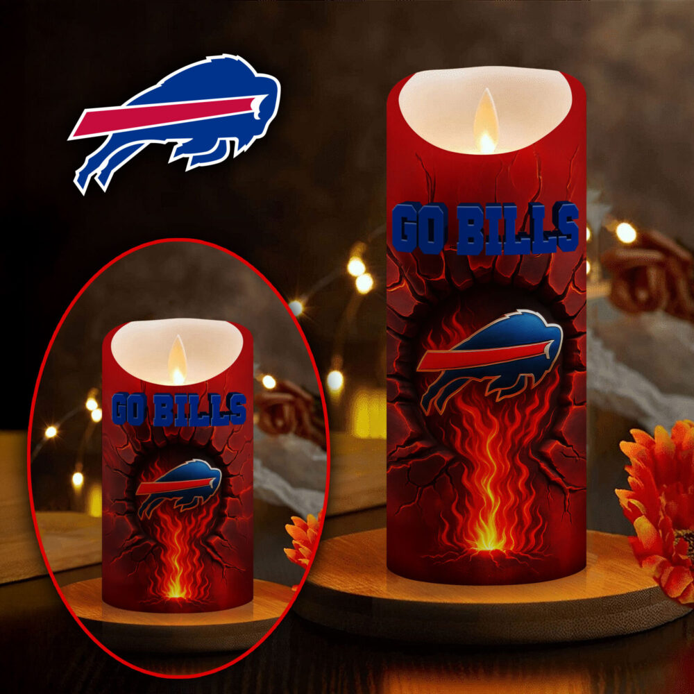 Buffalo Bills | Premium NFL Game Day Led Candle NY