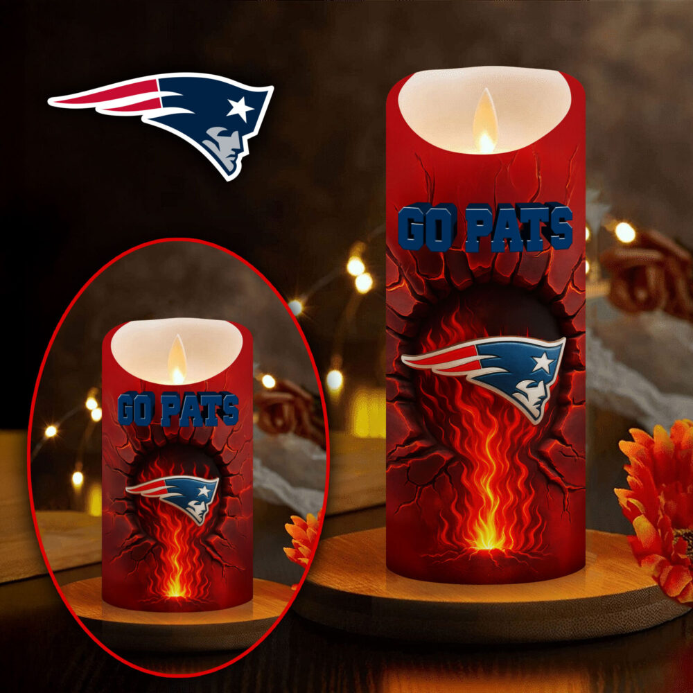 New England Patriots | Premium NFL Game Day Led Candle NY