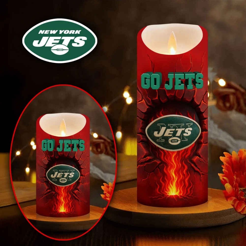 New York Jets | Premium NFL Game Day Led Candle NY
