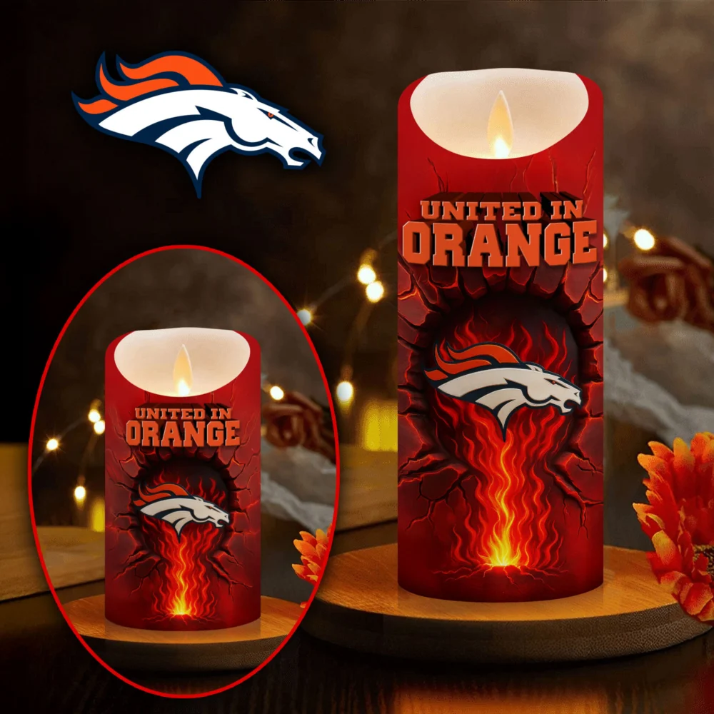 Denver Broncos | Premium NFL Game Day Led Candle NY