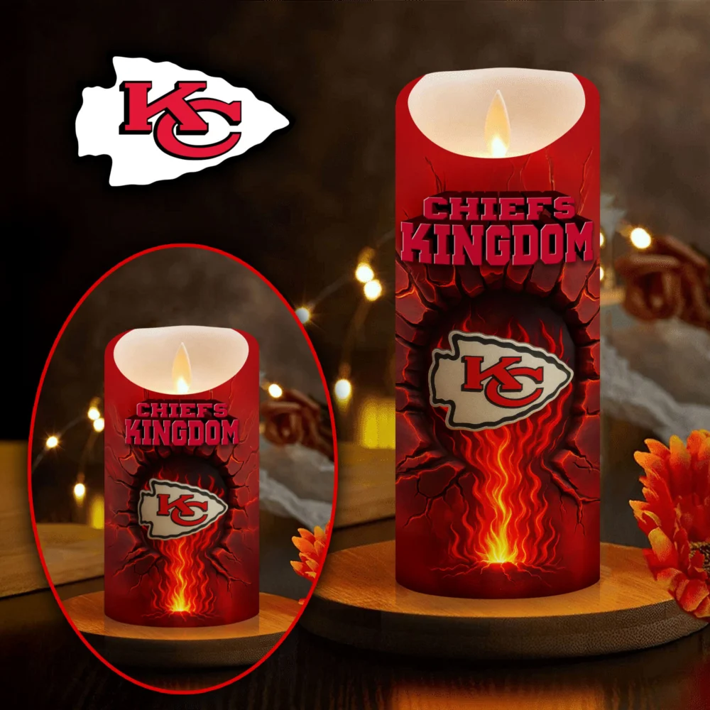 Kansas City Chiefs | Premium NFL Game Day Led Candle NY