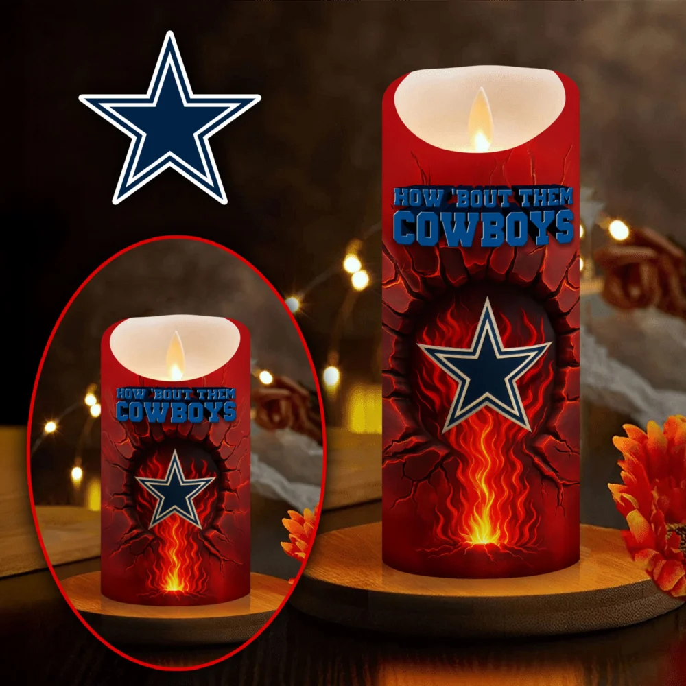 Dallas Cowboys | Premium NFL Game Day Led Candle NY