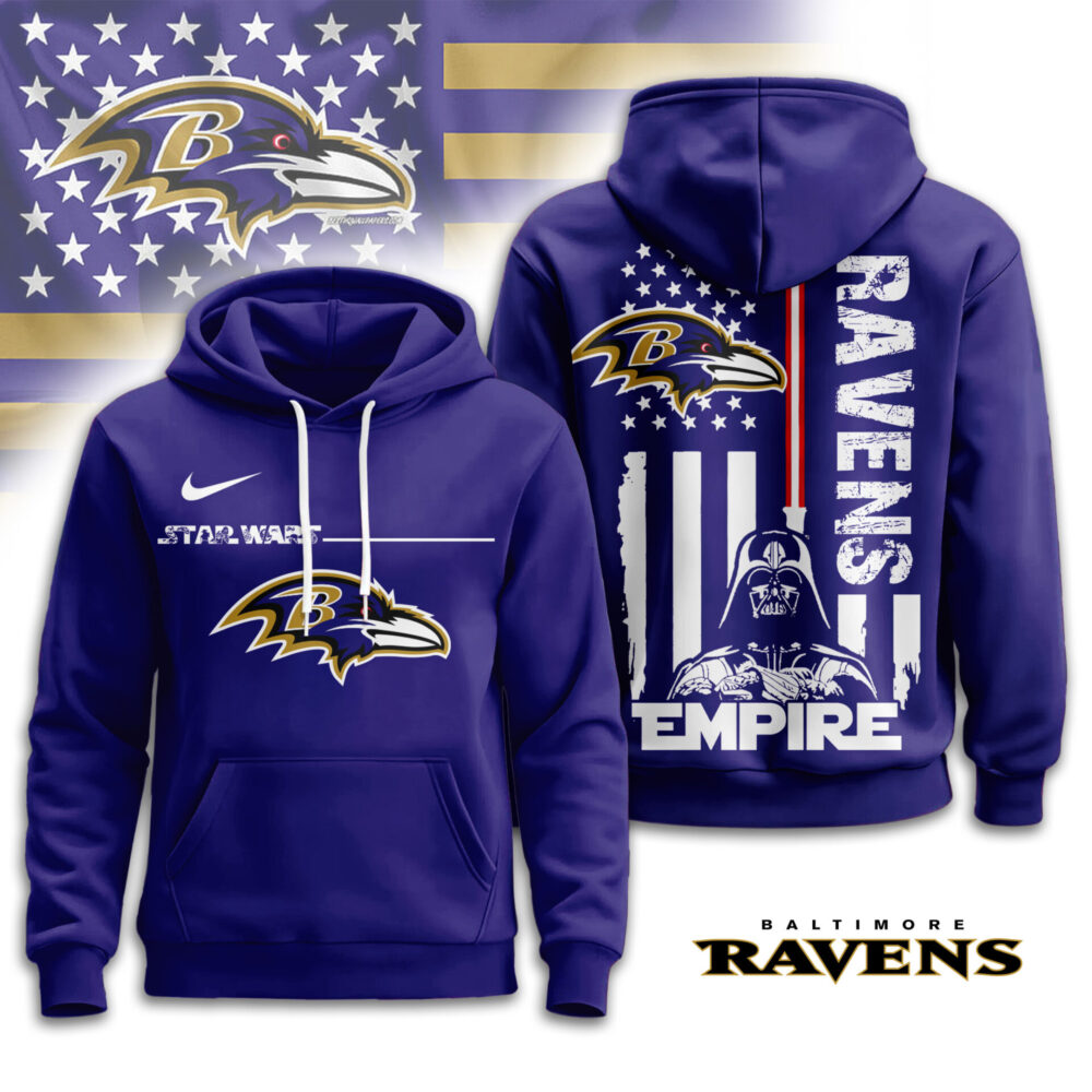 Baltimore Ravens | Premium NFL Starwars Empire Hoodie TD