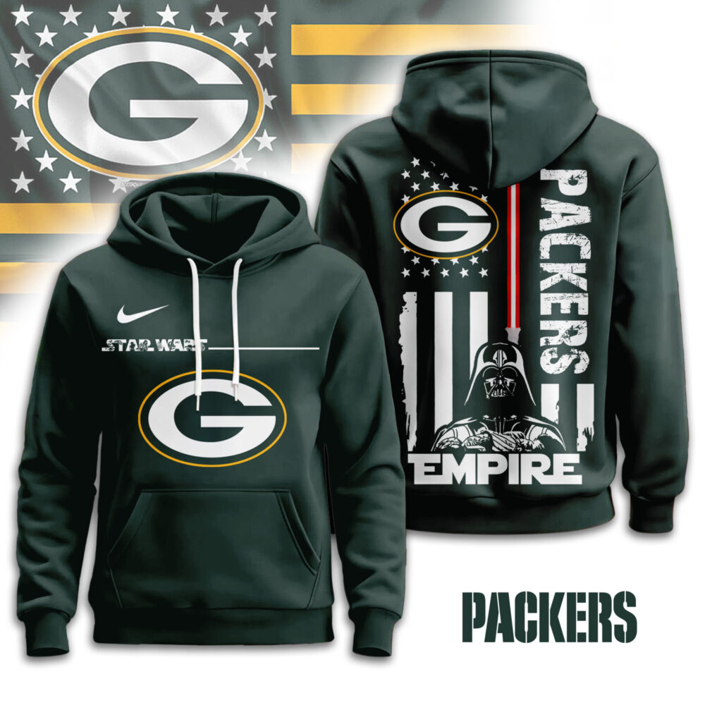Green Bay Packers | Premium NFL Starwars Empire Hoodie TD - M