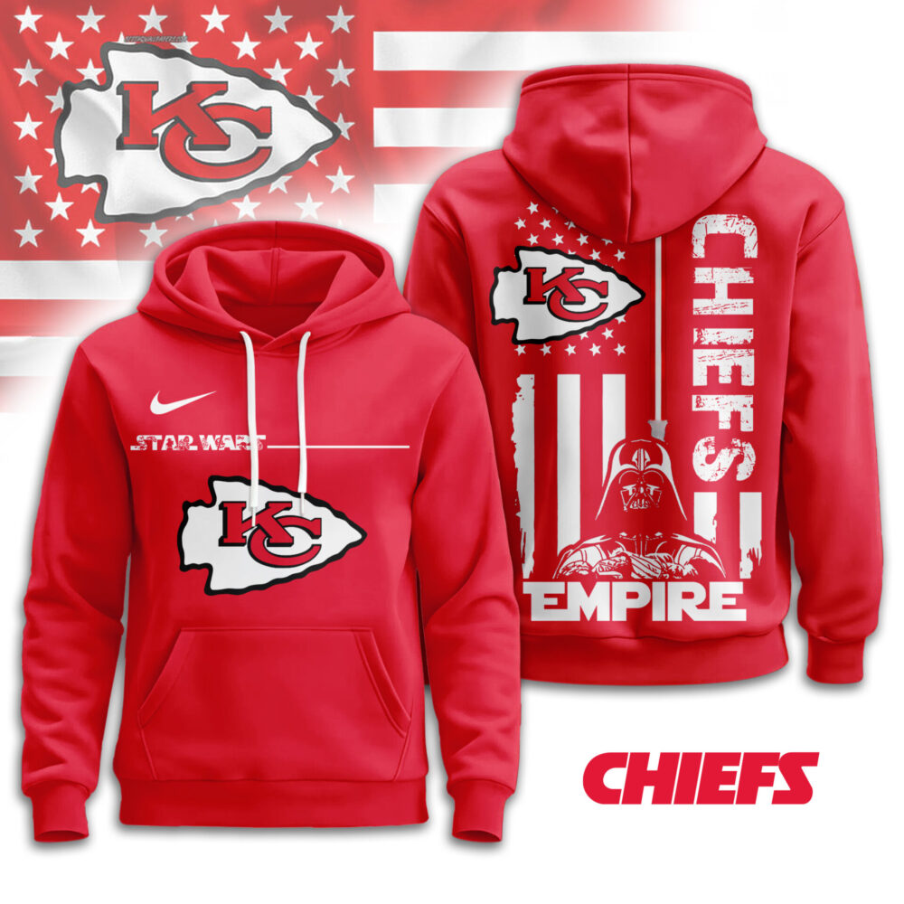 Kansas City Chiefs | Premium NFL Starwars Empire Hoodie TD - M