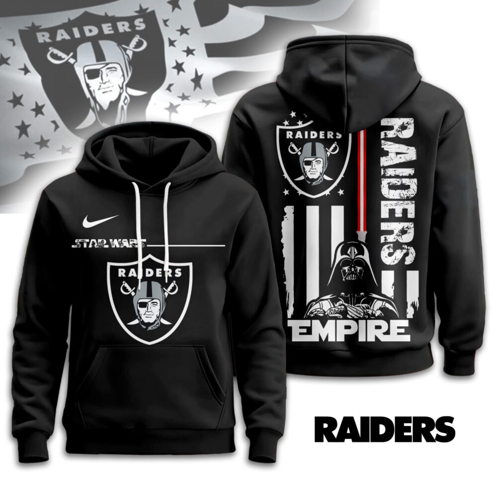 Las Vegas Raiders | Premium NFL Starwars Empire Hoodie TD - XL