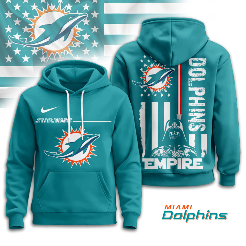 Miami Dolphins | Premium NFL Starwars Empire Hoodie TD