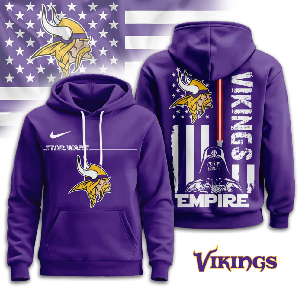 Minnesota Vikings | Premium NFL Starwars Empire Hoodie TD
