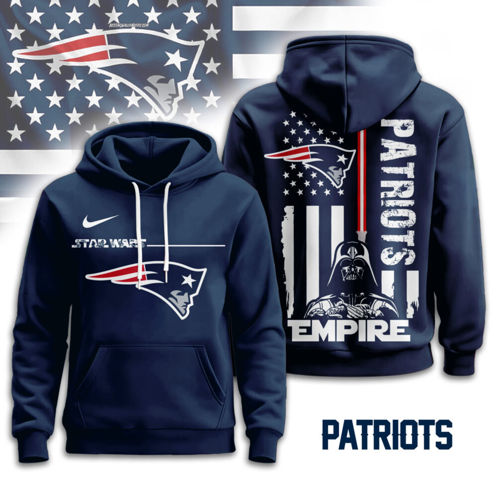 New England Patriots | Premium NFL Starwars Empire Hoodie TD - 4XL